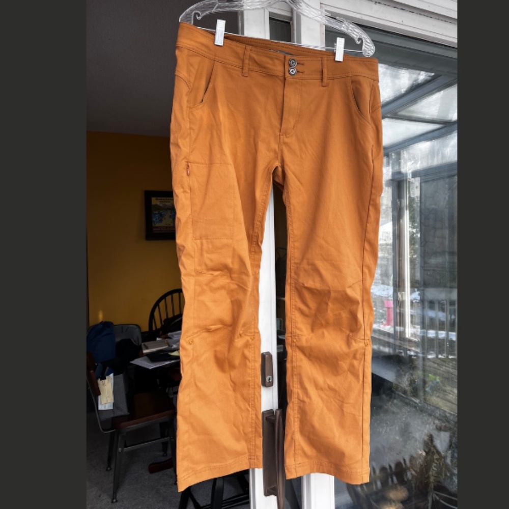 Prana Halle Pants Women's Size 12 Short Clay Brown Color NWOT